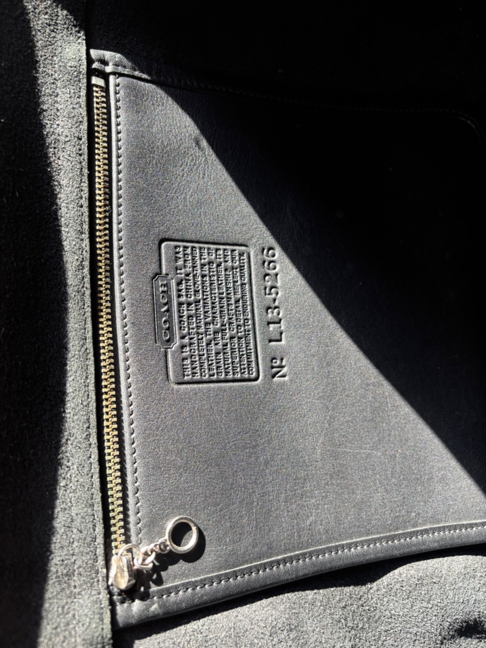 Vintage 1990s Coach Authentic Beekman Briefcase | Unisex Bag | Black Leather - Picture 9 of 16
